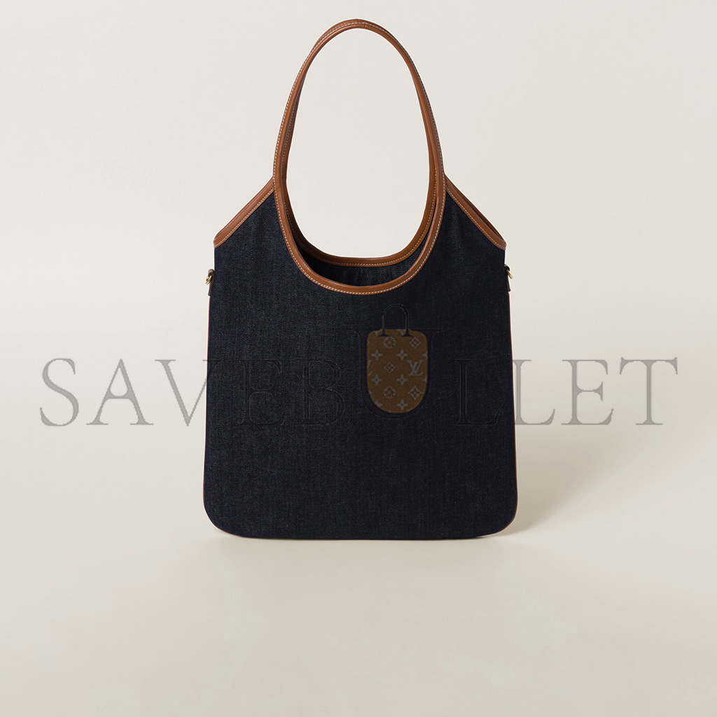 MIU MIU IVY DENIM BAG 5BG231 (40*35cm) MIU MIU IVY DENIM BAG 5BG231 (40*35cm)